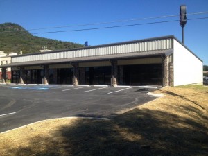 Commercial Steel Building Shopping Center